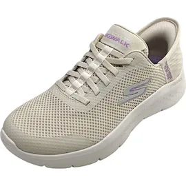 SKECHERS Go Walk Flex Off White Textile / Trim 40