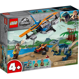 Lego Jurassic World Velociraptor: Rettungsmission mit dem Doppeldecker 75942