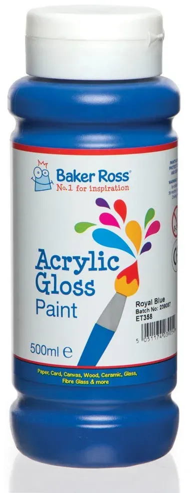 Blaue Acrylfarbe 500ml (Königsblau) Farben