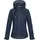 ankerglut Softshelljacke "ankerglutfreude WMN", Damen, Gr. 54 (XXL), blau (navy), 96% Polyester; 4% Elasthan, körpernah, gerader Abschluss mit Gummizug, Jacken Softshelljacke, mit abnehmbarer Kapuze