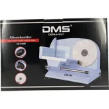 DMS Allesschneider, Brotschneidemaschine - Blau - 400 Watt - Edelstahlklinge