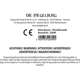 Die Spiegelburg Pferdefreunde - Kissen Pferdekopf