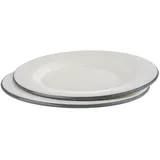 APS Emaille Teller 2-teilig, Ø26cm