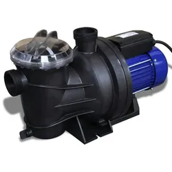 vidaXL Schwimmbadpumpe Umwälzpumpe Poolpumpe Pumpe elektronik blau 1200W