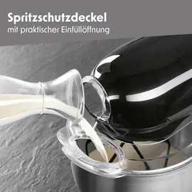 GOURMETmaxx Küchenmaschine schwarz