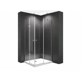 Buylando Eck-Duschkabine rechts 80 x 195 cm Transparent D648360641500