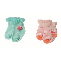 Zapf Creation® Puppenkleidung Zapf Creation 703113 - Baby Annabell Socken 2x, 2 sort. 43cm