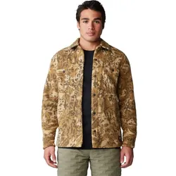 Mountain Hardwear Hicamp Fleece Shacket corozo nut forests floor print (240) S