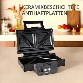 Krups Iconic Sandwichmaker Schwarz