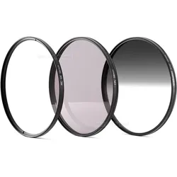 UV + Pol + Grauverlaufsfilter Filter passend für Fujifilm X-T3 18-55 Objektiv