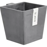 Ecopots Manhattan 15 x 17,2 x 15 cm Grau