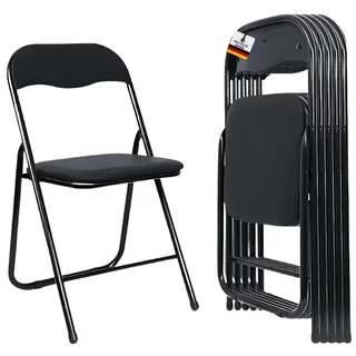 Albatros Klappstuhl Manitu Metall schwarz 4er Set