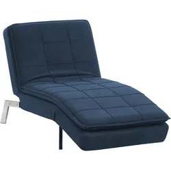 Chaiselongue marineblau verstellbar LOIRET