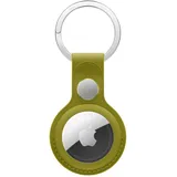 Apple AirTag FineWoven Key Ring Chartreuse