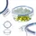 Kadax Frischhaltedose rund transparent 9,5 cm 0,95 l