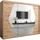 abiks möbel Schwebetürenschrank BOLIWIA 250 x 200 x 62 cm Eiche