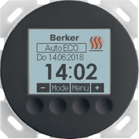 Berker Temperaturregler sw/glänz 20462045