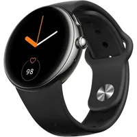 Parsonver Smartwatch Damen Herren mit Bluetooth Telefon, AMOLED Display, 120+ Sportmodi, Herzfrequenz, Schlaf und SpO2 Tracking - Schwarz