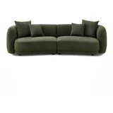 Livora Sofa 2-Sitzer 268x91x80 grün meliert LUCA