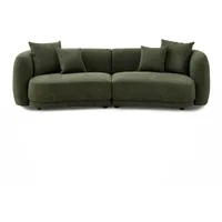 Livora Sofa 2-Sitzer 268x91x80 grün meliert LUCA