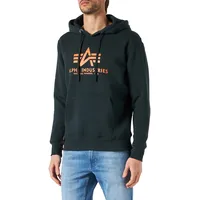 Alpha Industries Basic Hoody Kapuzensweat für Herren Dark Petrol