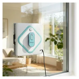 ideoon Smarter AI Fensterputzroboter Blau/Weiß