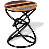 vidaXL Beistelltisch Mehrfarbig Teak 40 x 40 x 50 cm