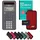 Texas Instruments TI-30X Prio MathPrint inkl. Schutztasche Rot & Fachbuch (80S.,DINA5) rot