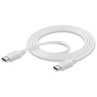 Cellular Line Cellularline Power Cable USB-C to USB-C 1.2m weiß (USBDATACUSBCCTABW)