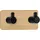 KLEINE WOLKE Bamboo Pin Hook Duo Natur 12cm x 4,5cm x 3,6cm