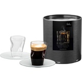 Eisch Unik Espressogläser mit Untertasse 2er-Set 100 ml