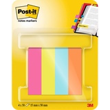 Post-it Post-it® Page Marker Poptimistic Haftmarker farbsortiert 4x 50 Streifen