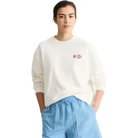 Marc O'Polo Sweatshirt Oversize Weiß M