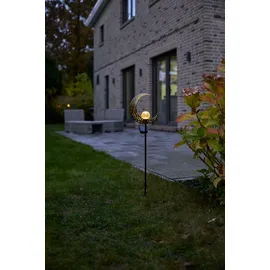 NORTHPOINT Solarleuchte Glas mit Dämmerungssensor 1er Set