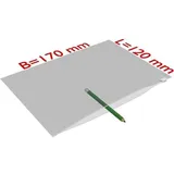 TransPak PE-Gleitverschlussbeutel, transparent, 60 μ, 170 x 120 mm,