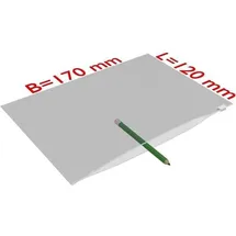 TransPak PE-Gleitverschlussbeutel, transparent, 60 μ, 170 x 120 mm,