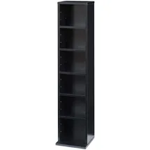 [en.casa] Tynset Standregal 90 x 20 x 20 cm Schwarz