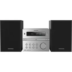 GRUNDIG CMS 4200 DAB+ BT HiFi System 120W Silber-Schwarz
