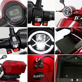 Rolektro E-Quad 25 V.2 1000 Watt 25 km/h rot