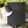 Tulup Grillunterlage Bodenschutzplatte Metall, Schwarz 100x80 cm