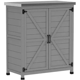 modfu Gartenschrank 40 x 92 x 79 cm Grau