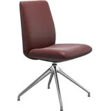 Stressless Stuhl Laurel | Drehgestell D350 Paloma Cherry Ohne Armlehnen Niedriger Rücken Poliertes Aluminium