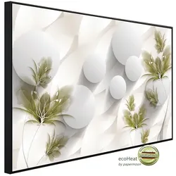 papermoon Infrarotheizung »EcoHeat - Muster mit Blumen «, Matt-Effekt - bunt