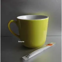 Dibbern SONDERAKTION Solid Color - Becher mit Henkel 0,32 l - limone - NEU