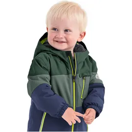 KILLTEC Unisex Fisw 3 Mns Jckt Skijacke Funktionsjacke mit Kapuze und Schneefang, dunkel waldgrün, 98-104 EU