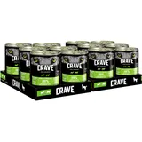 12x400g Crave Hundefutter Nassfutter Dose mit Lamm & Rind