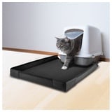 Petigi Katzenklo Matte Katzenstreu Katzen XXL Katzentoilette für Katze Katzenmatte Katzenstreumatte Vorleger Unterleger Auffangmatte mit Rand (60x46 cm) Wabenmuster