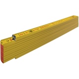 Stabila Holz-Gliedermaßstab Type 707 Gliedermaßstab 2m gelb (01304)