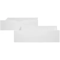 Homestyle4u Bettkasten 2er Set in Weiß 82x22 53 cm 2196