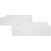 Homestyle4u Bettkasten 2er Set in Weiß 82x22 53 cm 2196